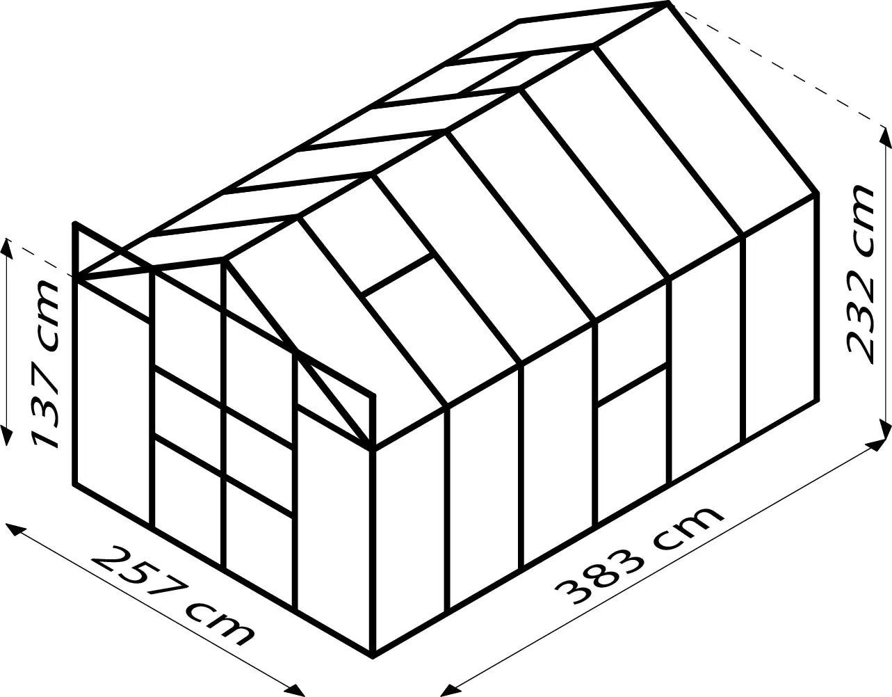 serre a semie polycarbonate