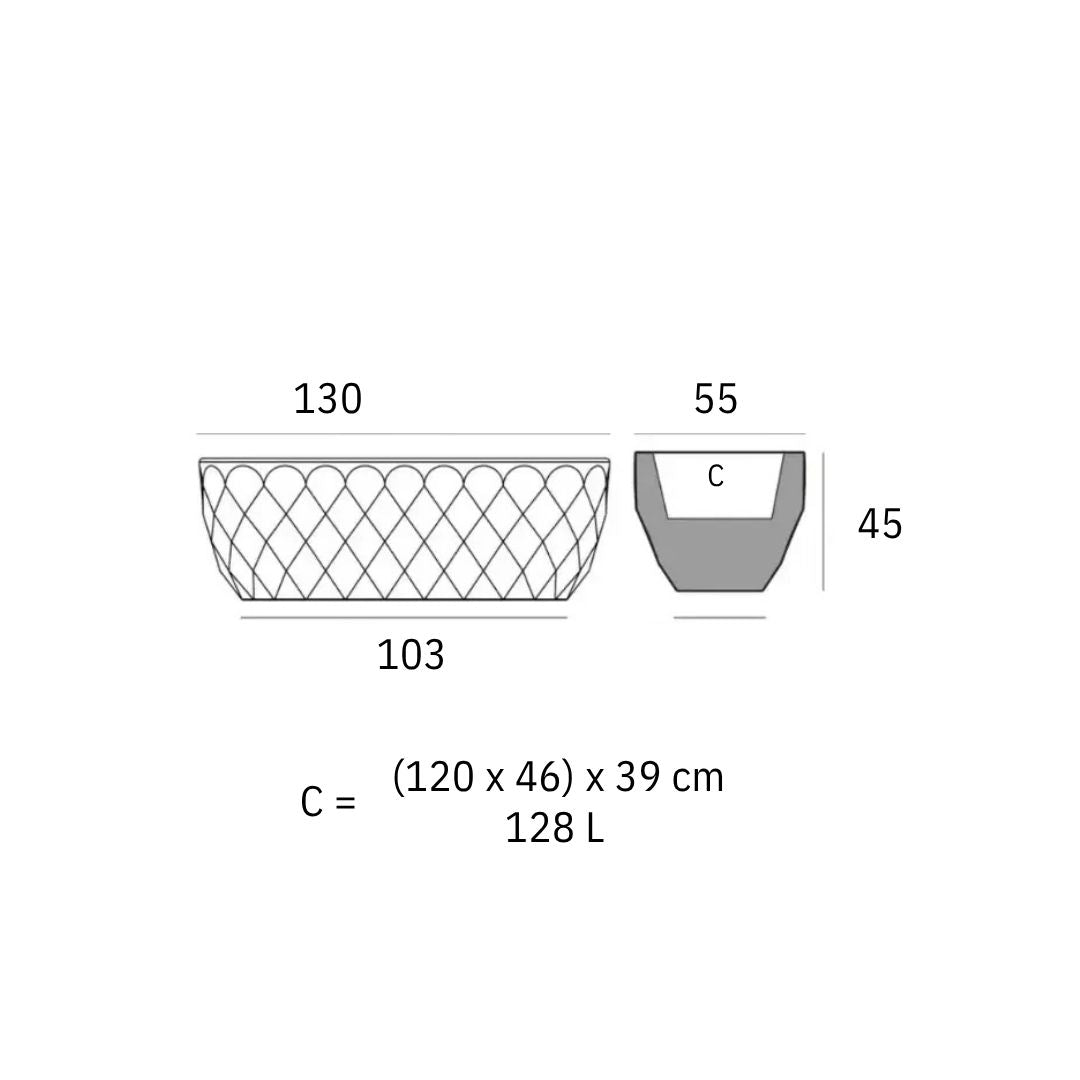 Jardnière - Vaso LED