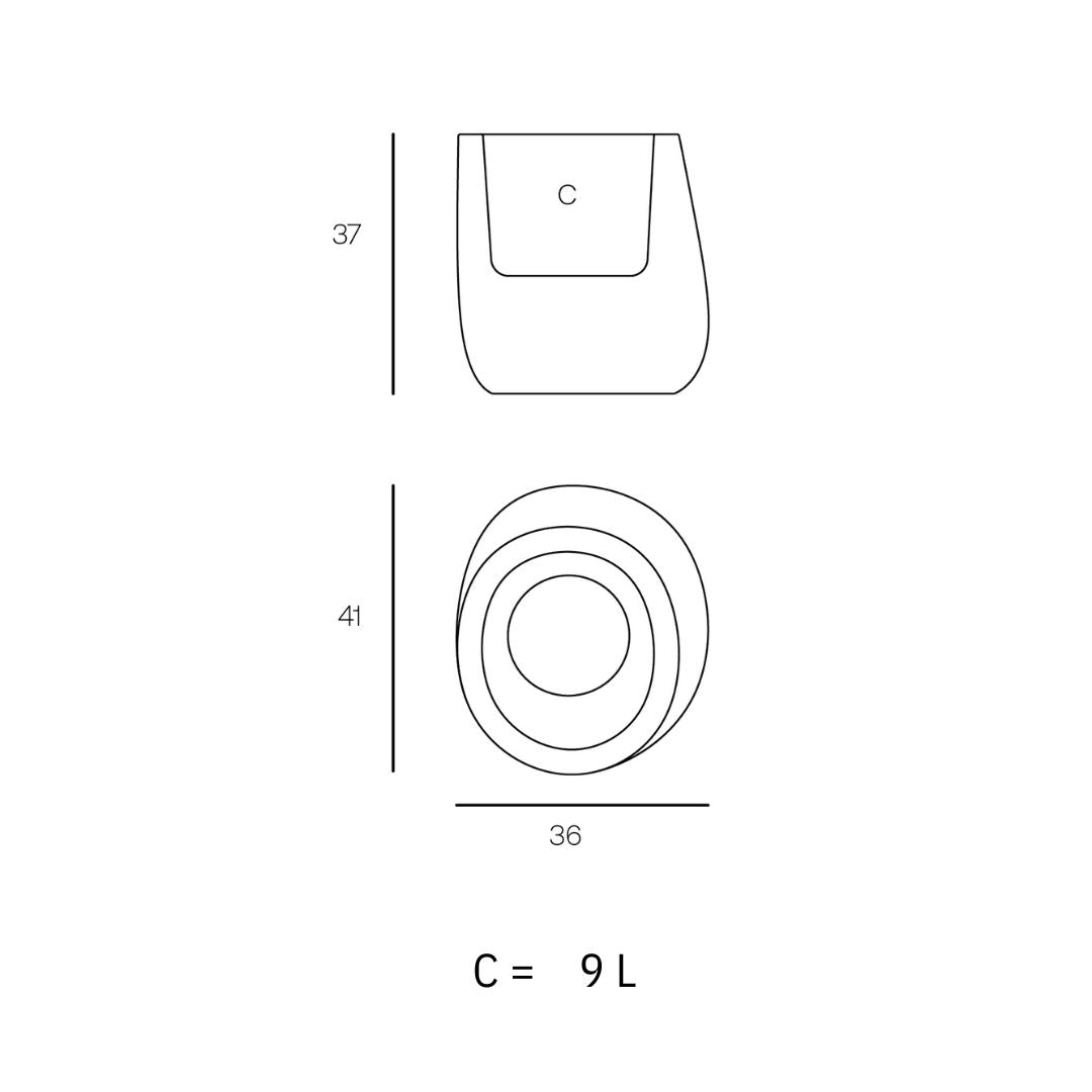 Pot - Stone LED