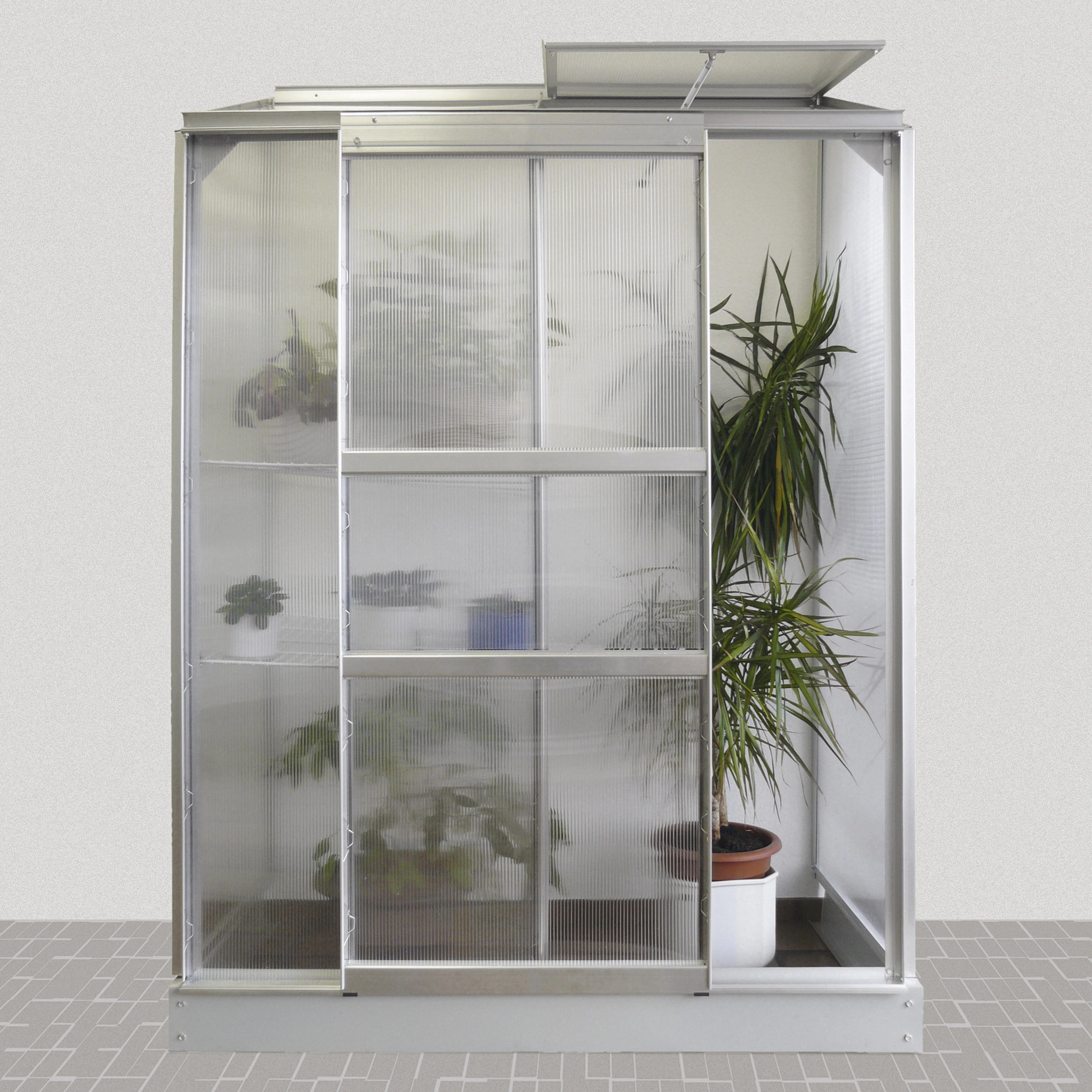 mini serre adossée polycarbonate