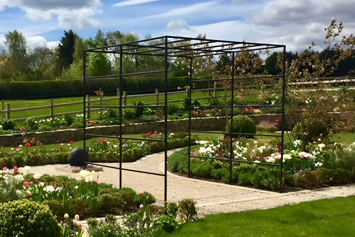 Arche Pergola Carre Fer Pots de Fleurs and Co