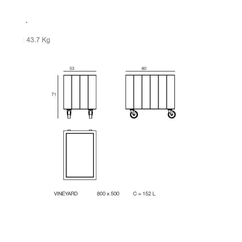 Jardinière - Vineyard