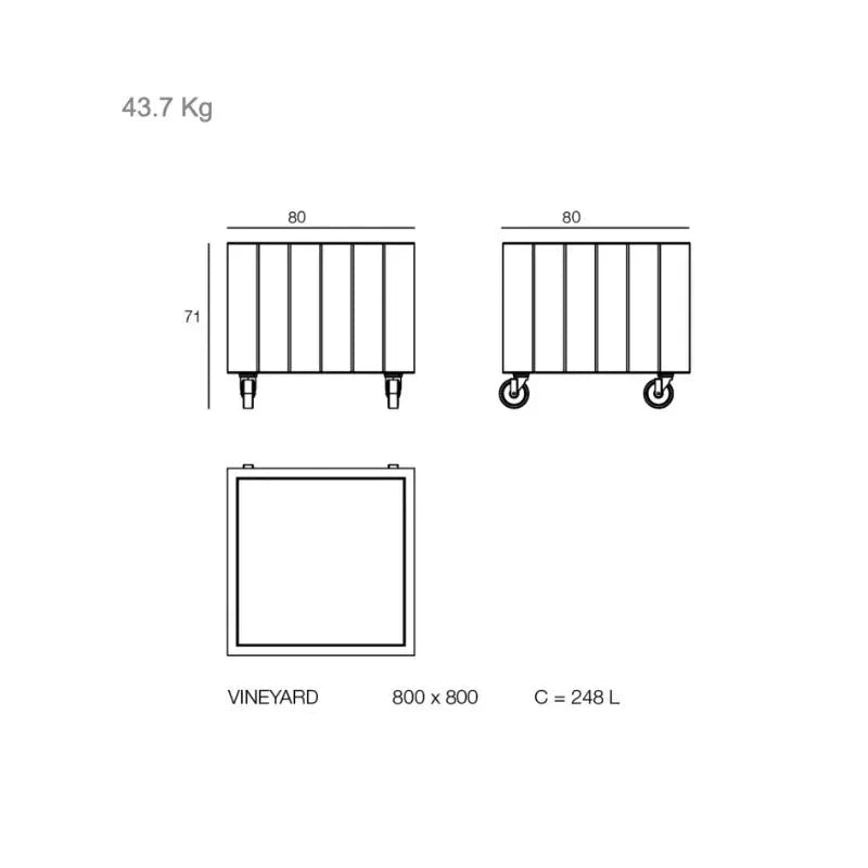 Jardinière - Vineyard
