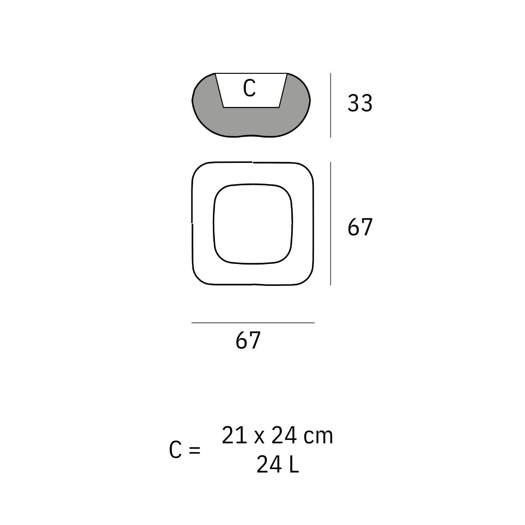 Jardinière - Pillow LED