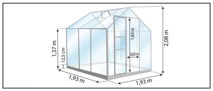 Serre - Allium 3,7m²