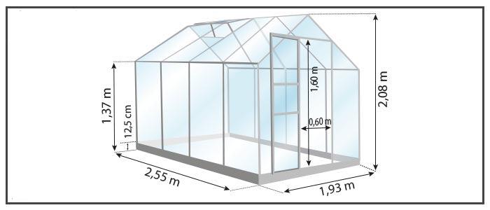 Serre - Allium 4,9m²