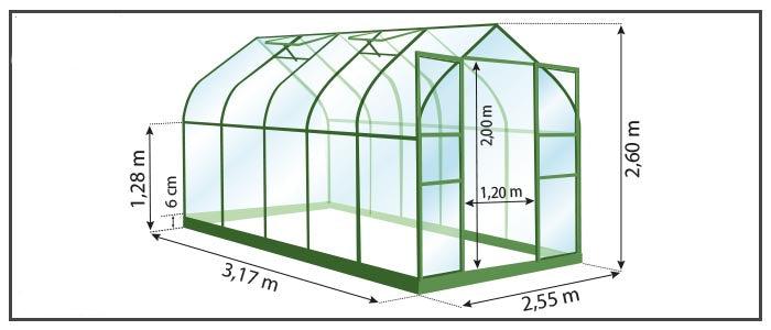 Serre - Aloé 8,10m²