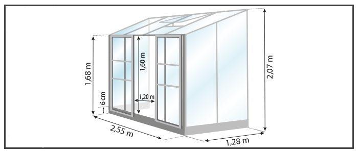 Serre - Mélissa 3,3m²