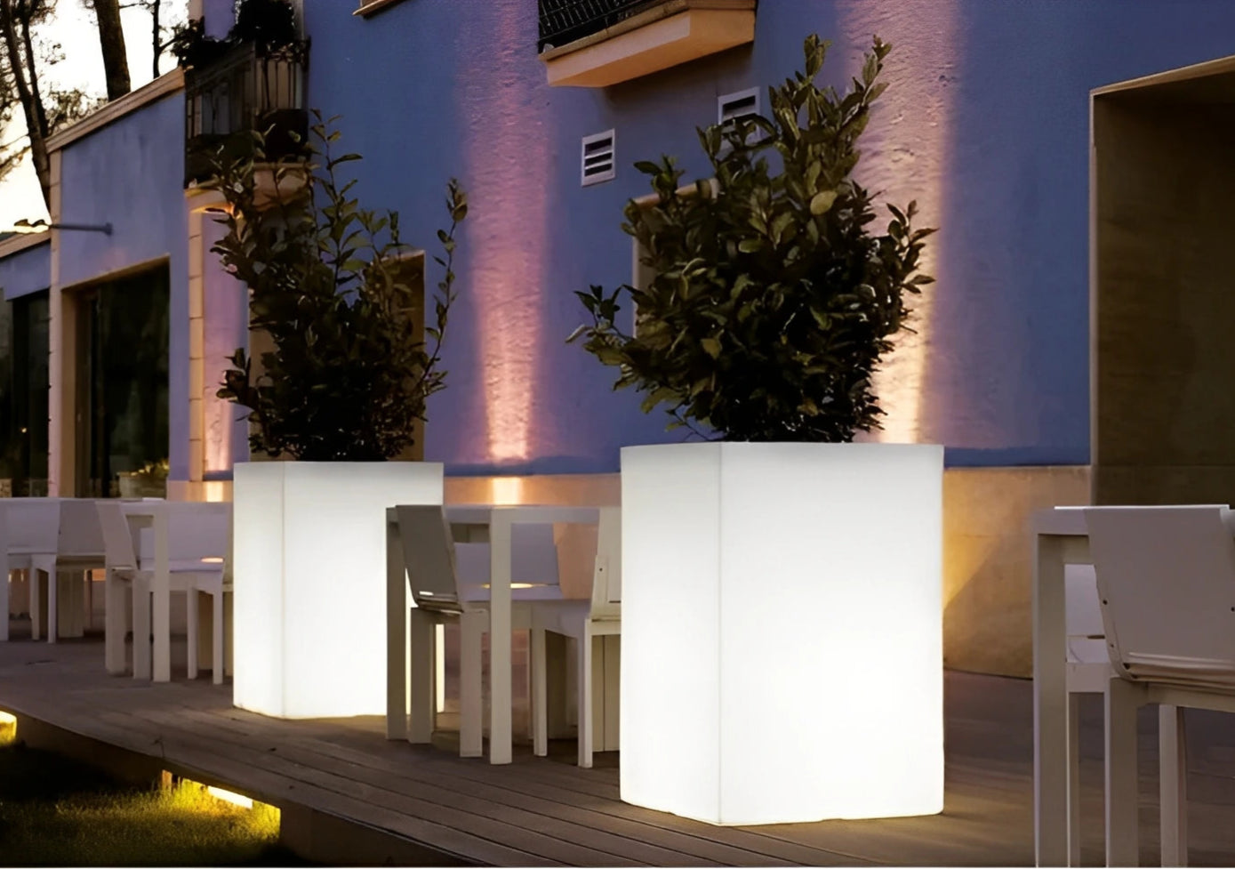 Pot - Cubo Alto -LED
