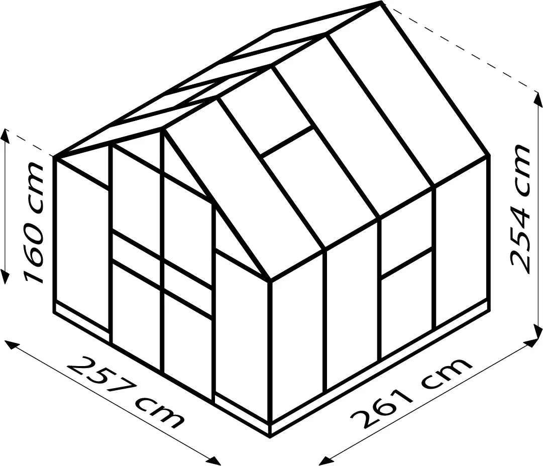serre exterieur verre