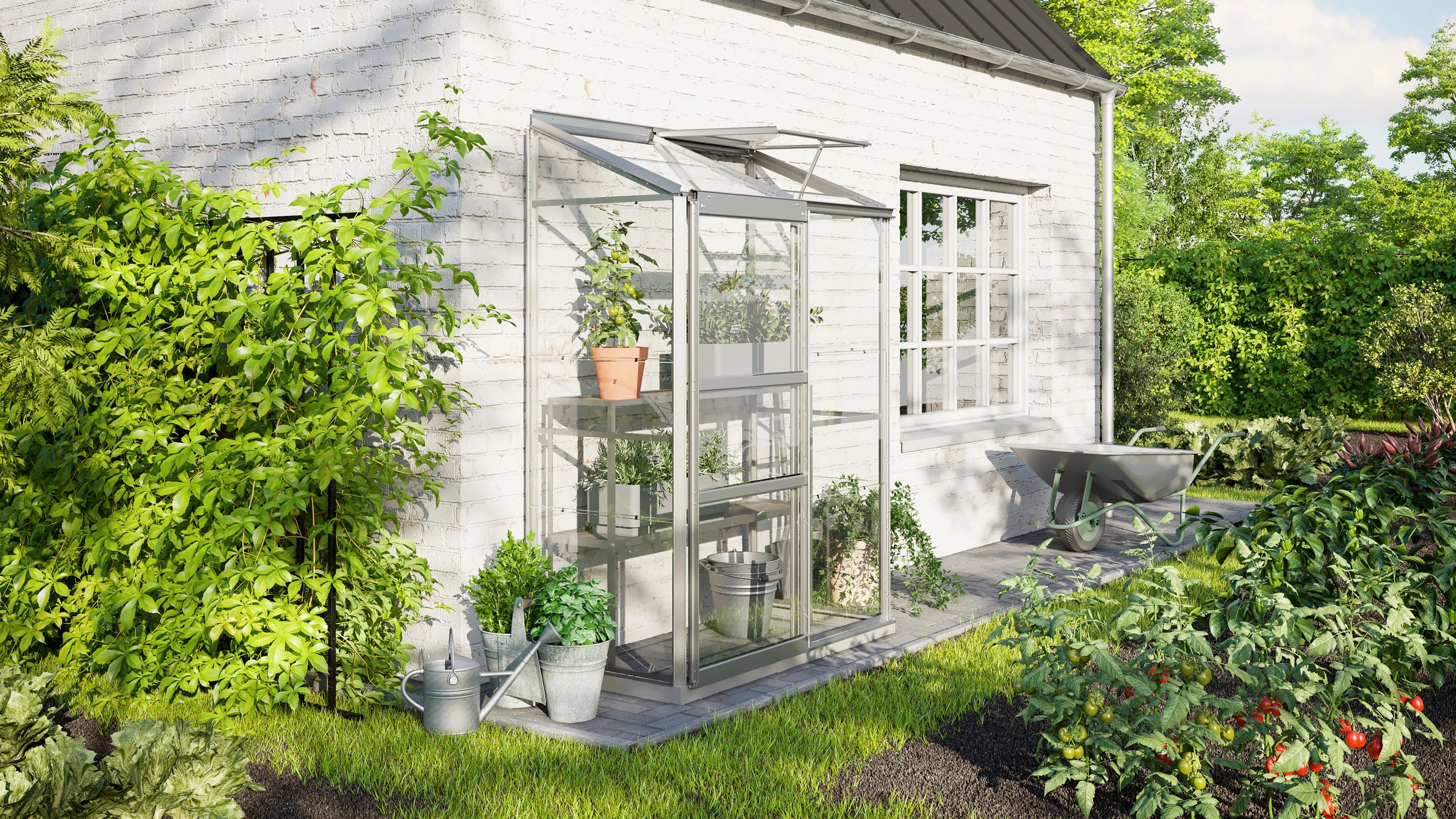 mini serre de balcon en verre