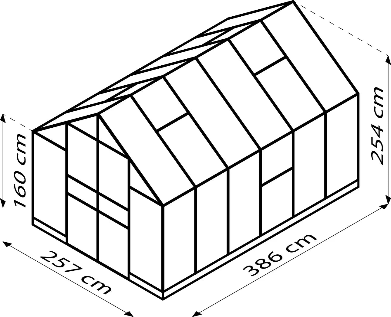 serre polycarbonate cathedrale