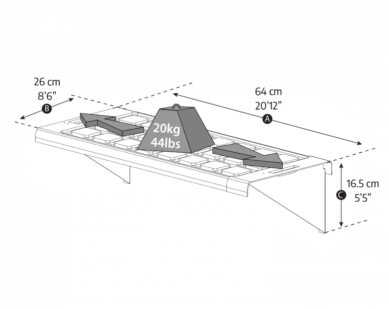 Étagère Serre <br> Twin