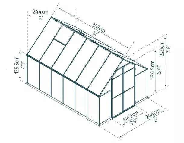 Serre - Essence 9 m²