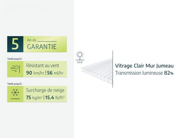 Serre - Essence 9 m²