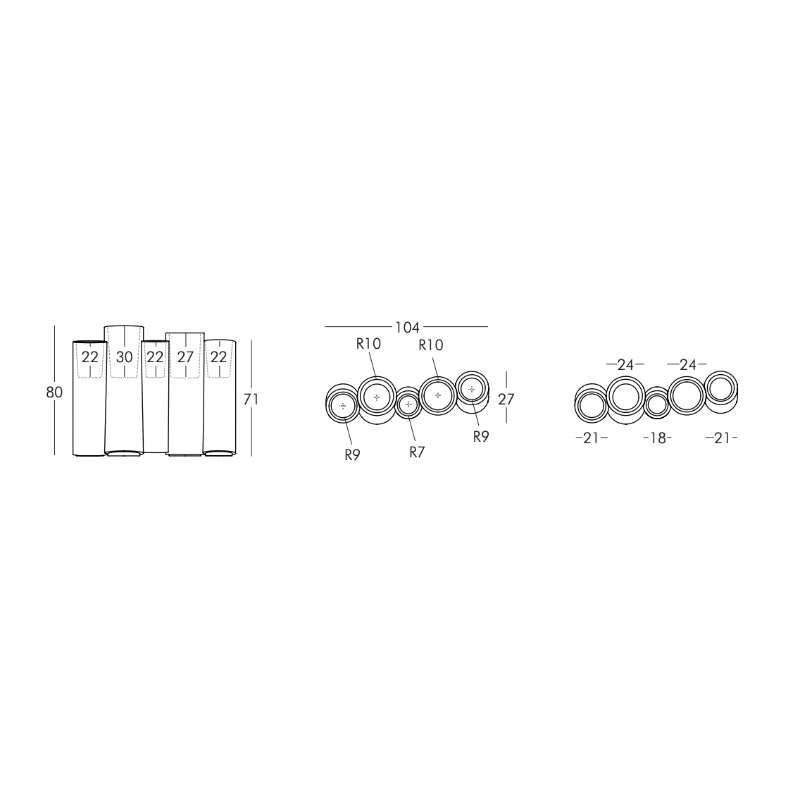 Jardinière - Bamboo