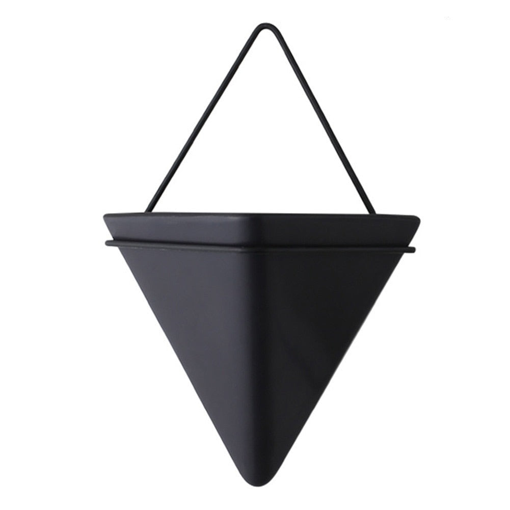 Pot de Fleurs Mural <br> Déco Géométrique