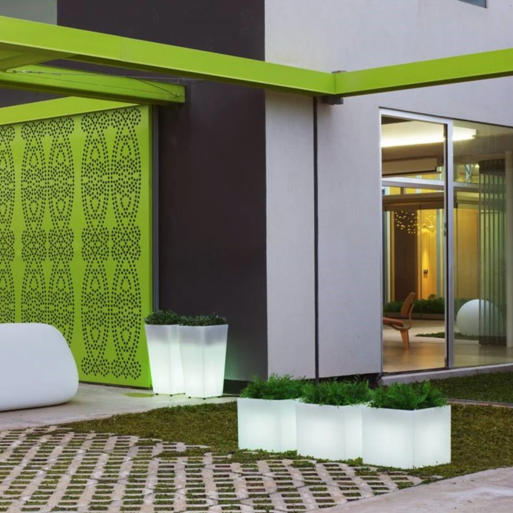 bac lumineux extérieur