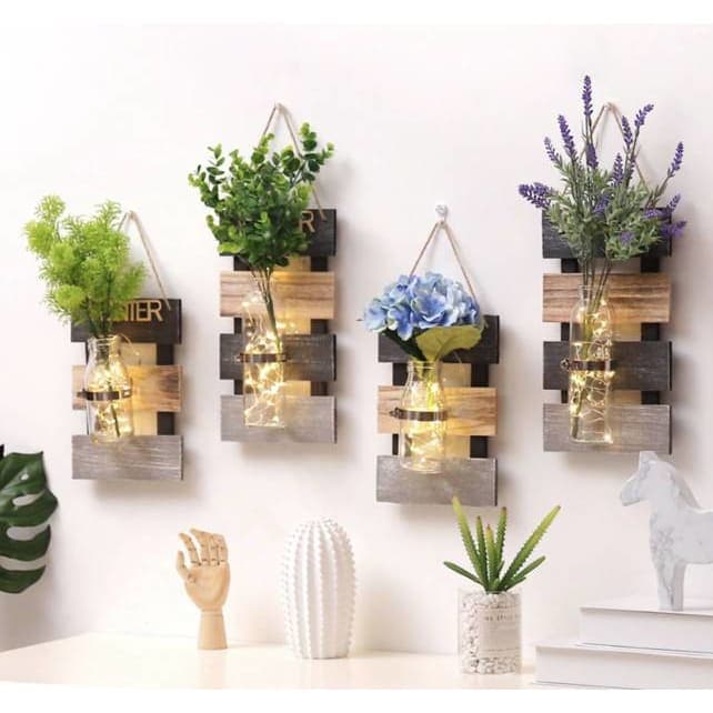 Jardinière Murale en Bois 4 Saisons