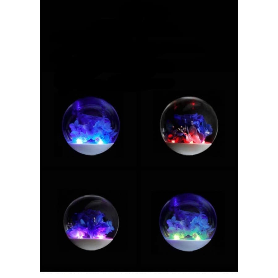 boule de verre lumineuse