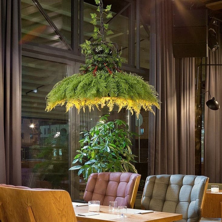 Plafonnier suspension Végétale