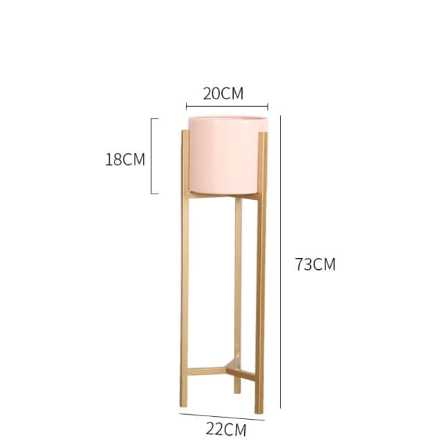 Porte Plante Doré <br> Goldy