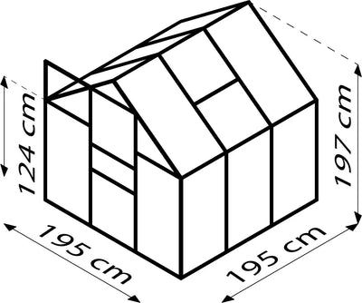 serre de jardin polycarbonate en solde 