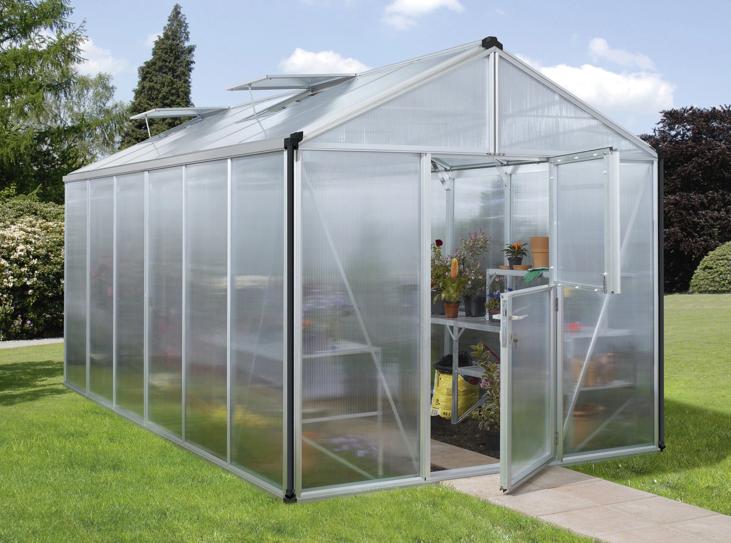 serre polycarbonate grande taille