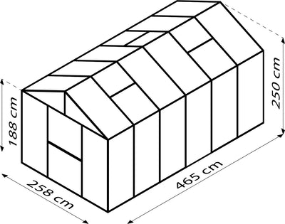 serre polycarbonate grande taille