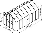 serre alu polycarbonate