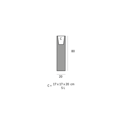 Pot - Cubo Alto