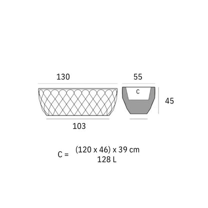 Jardnière - Vaso LED