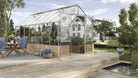 serre verre sur muret