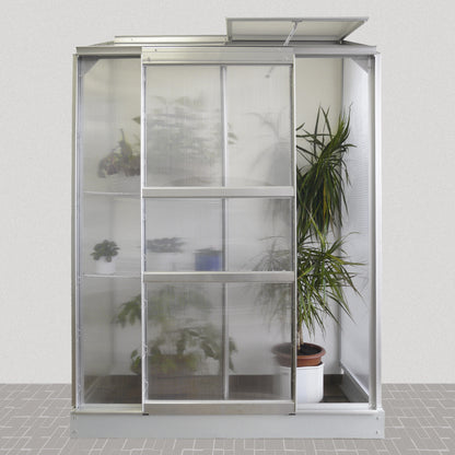 mini serre adossée polycarbonate 