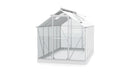 serre de jardin en aluminium et verre securit