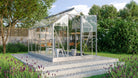 serre de jardin en aluminium et verre securit