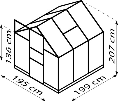Serre - Apollon 3,8m²