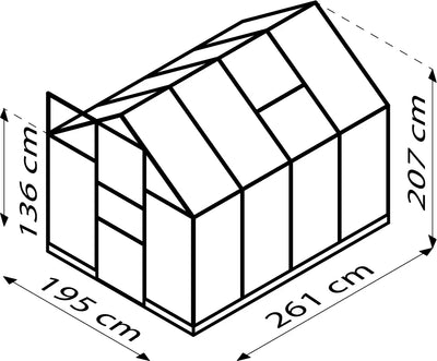 Serre - Apollon 5,1m²