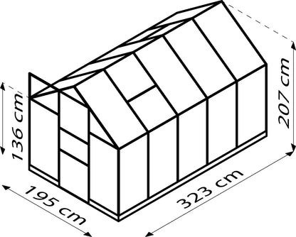 Serre - Apollon 6,2m²