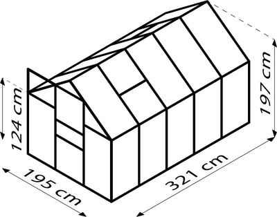 Serre - Comète 6,2m²