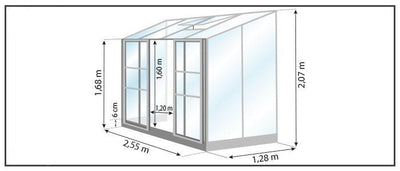 Serre - Mélissa 3,3m²