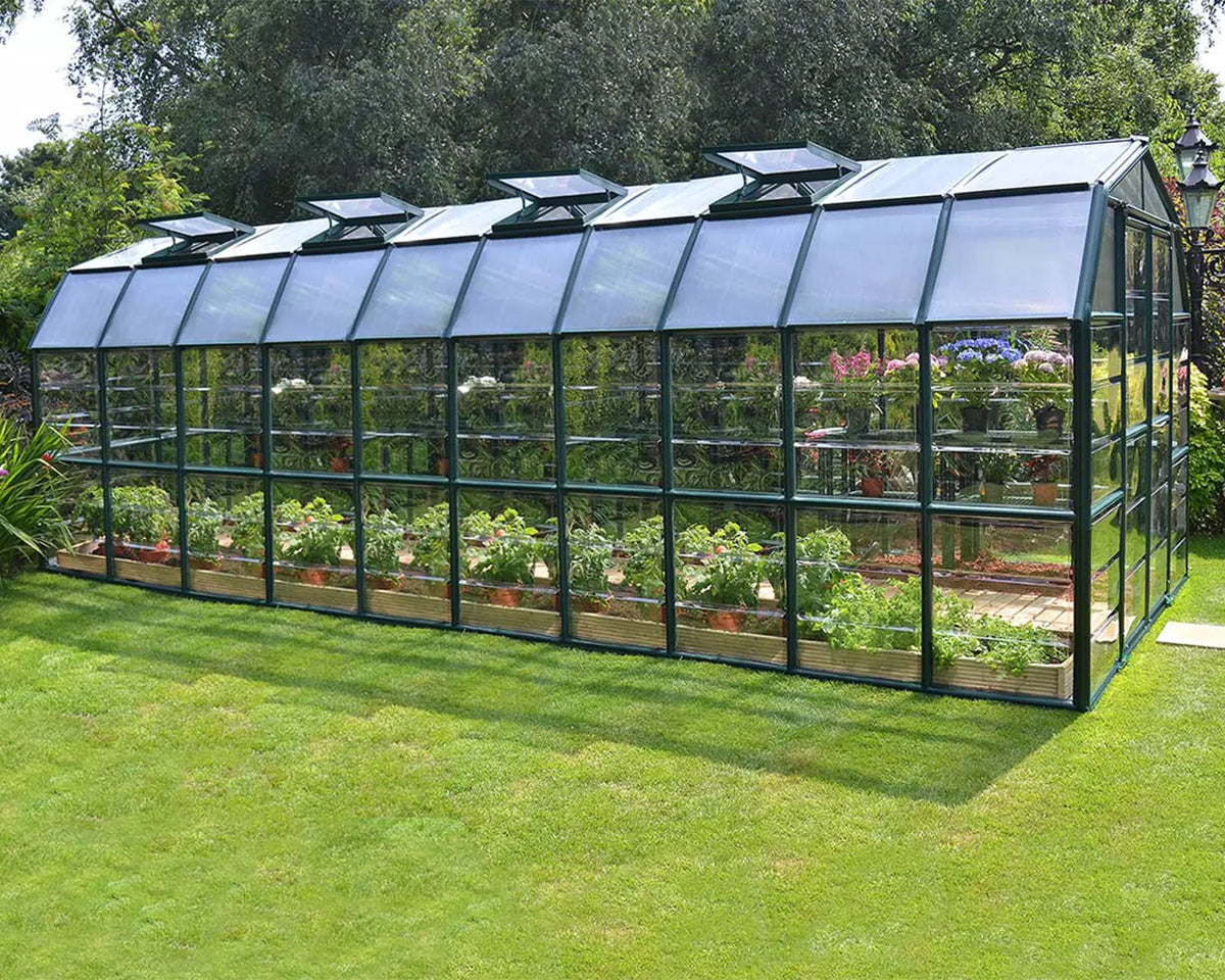 Serre de Jardin Polycarbonate Transparent 16.9 m² – Pots de Fleurs and Co