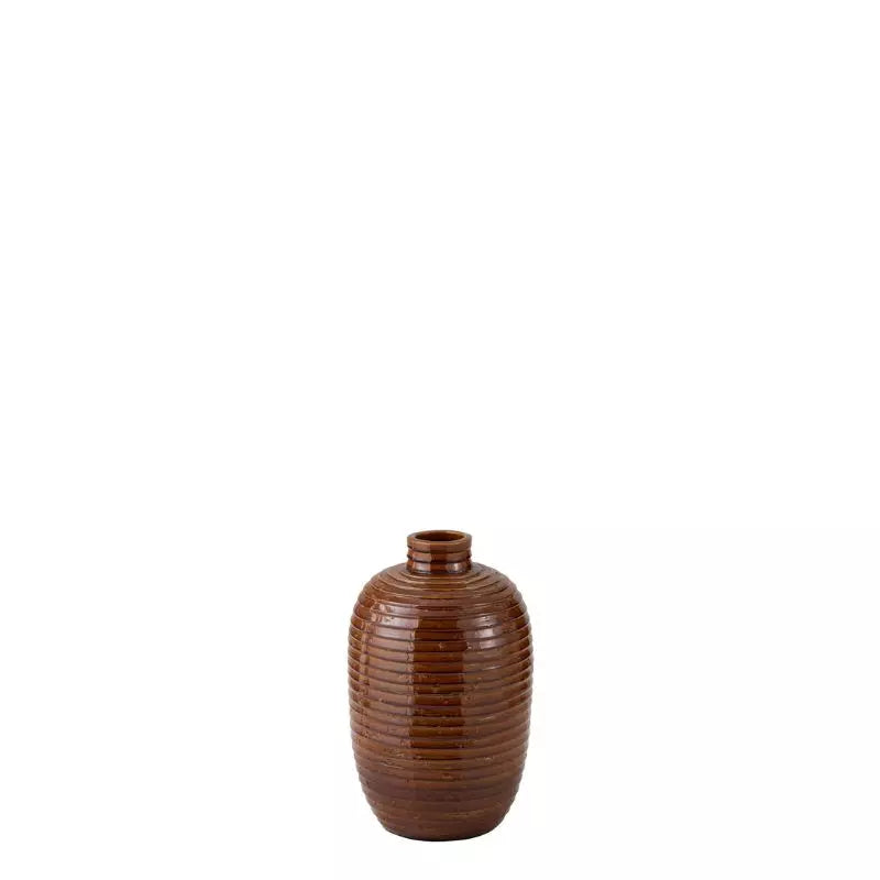 Vase-Couleur-Ethnique-Beige-Marron