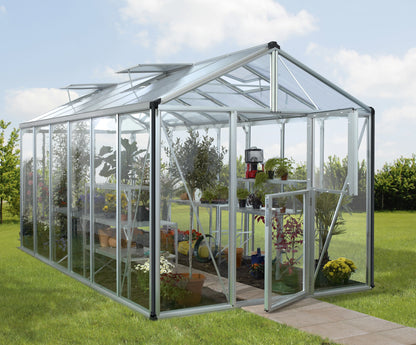 serre de jardin en verre double vitrage