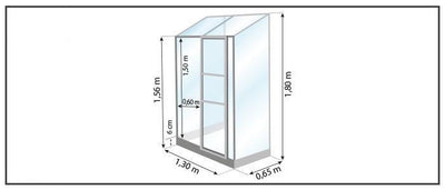 Serre - Mélissa 0,9m²