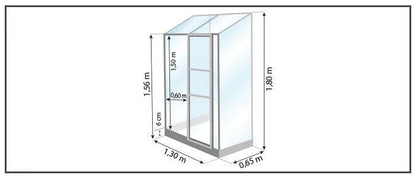 Serre - Mélissa 0,9m²