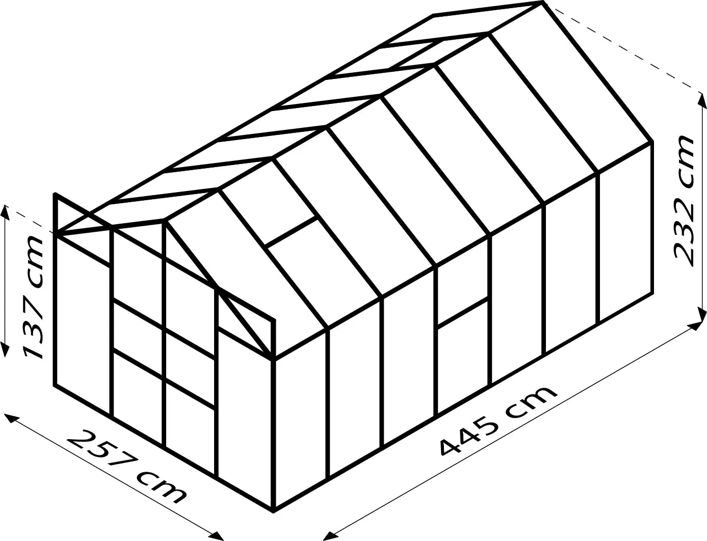 serre 4x3 polycarbonate