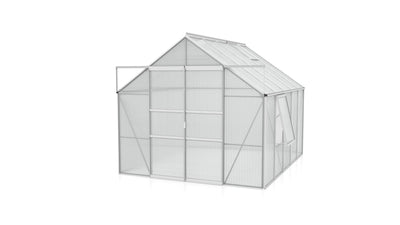 serre en polycarbonate porte centrale 
