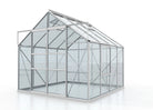 serre de jardin en verre double porte