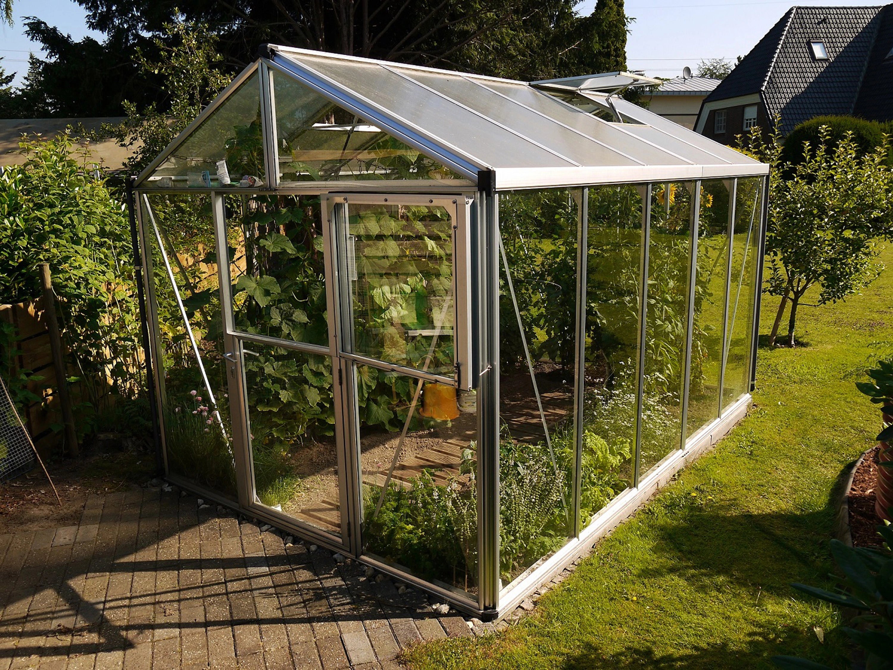 serre de jardin en kit verre